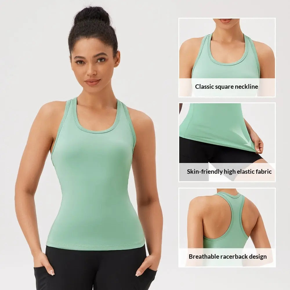 I-beam Back Yoga Wear Quick-drying Sweat-wicking And Breathable Running And Fitness Apparel hercurva