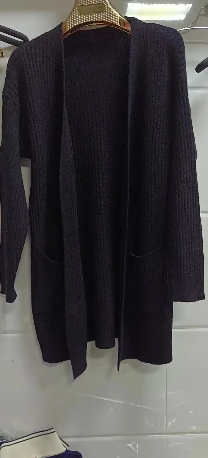 Loose Knitted Shawl Versatile Sweater Coat Women's hercurva
