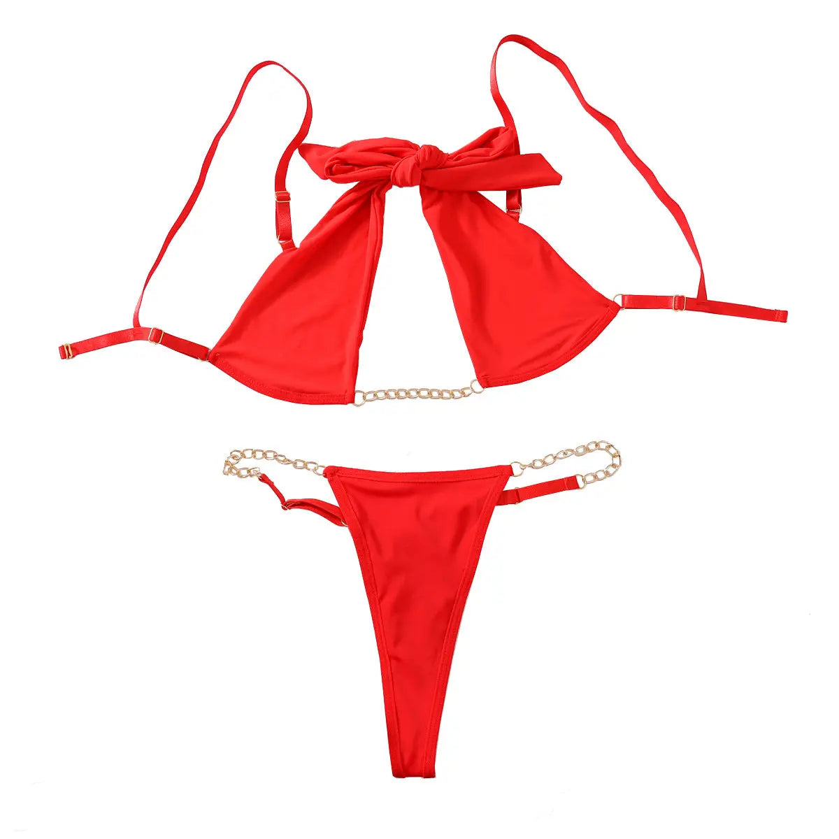 Lace Bow Underwear Two-piece Women hercurva