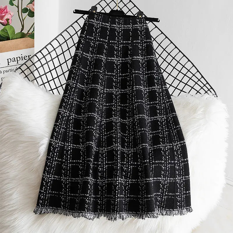High Waist Swing Dress Over The Knee A- Line hercurva