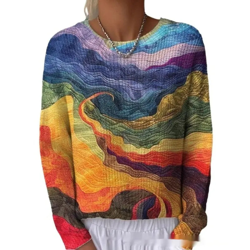 Women's Round-Neck Casual Commuter Sweater hercurva