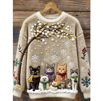 Women's 3D Digitally Printed Christmas Hoodie hercurva