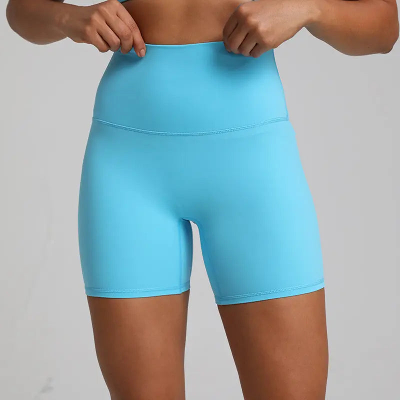 Nude Feel Yoga Quick-drying Breathable Slim Fit Sports Shorts hercurva