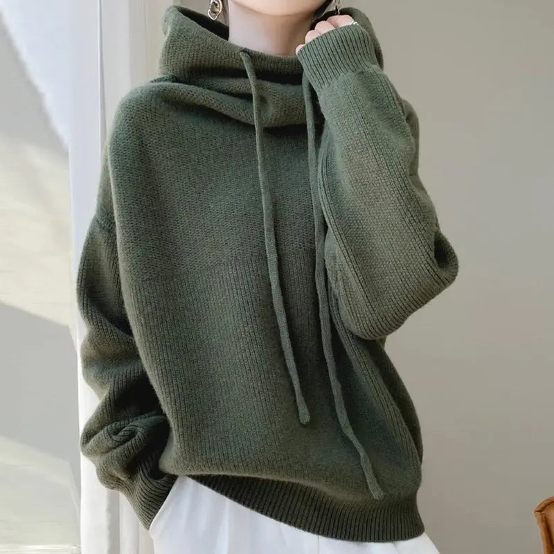 Women's Sweater Thicken Lazy Style All-match Long-sleeved Autumn Winter Warm Casual Sweater For Women hercurva