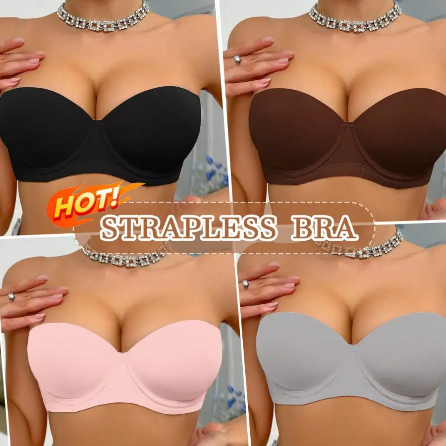 Gathered Anti-slip Plus-size Bras For European And American Export Markets hercurva