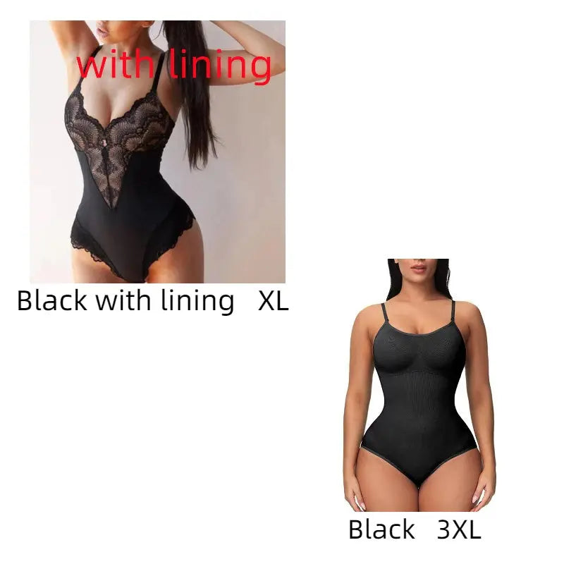 Lace Lace Stitching  Bodysuit Erotic Lingerie Women hercurva