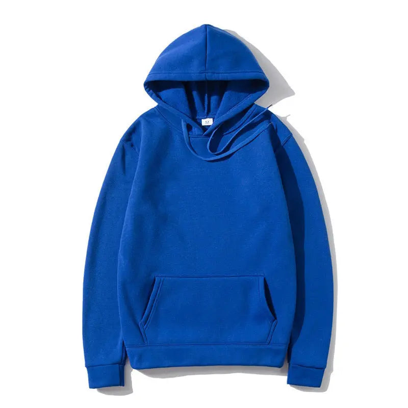 Cotton Fleece Solid Color Hoodie Sweatshirt hercurva