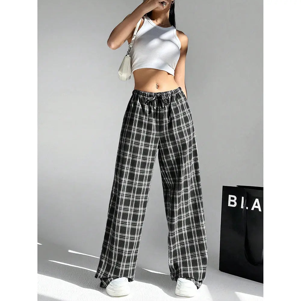 Leopard Print Floral Print Casual Jumpsuit Wide Leg Loose hercurva