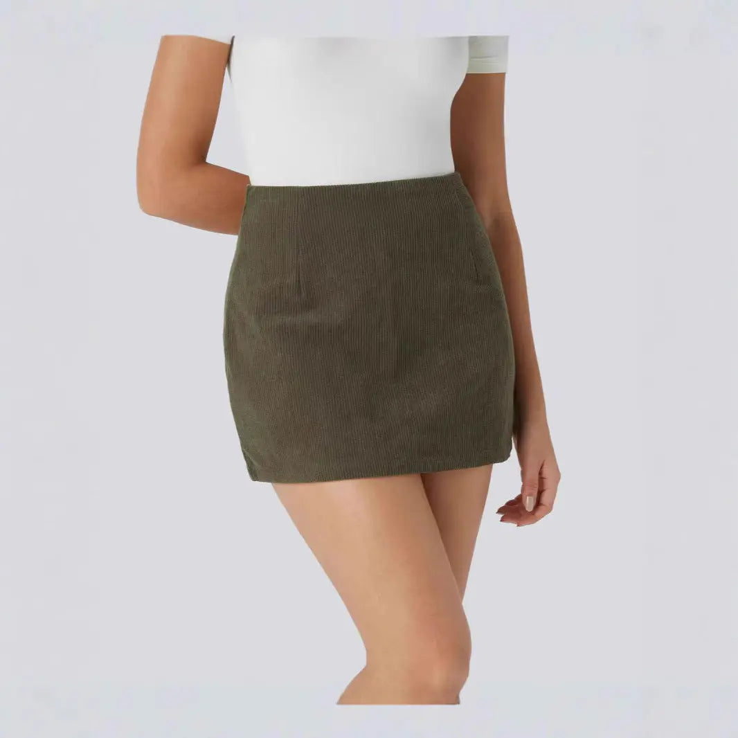 Women's European And American Corduroy A- Line Skirt hercurva