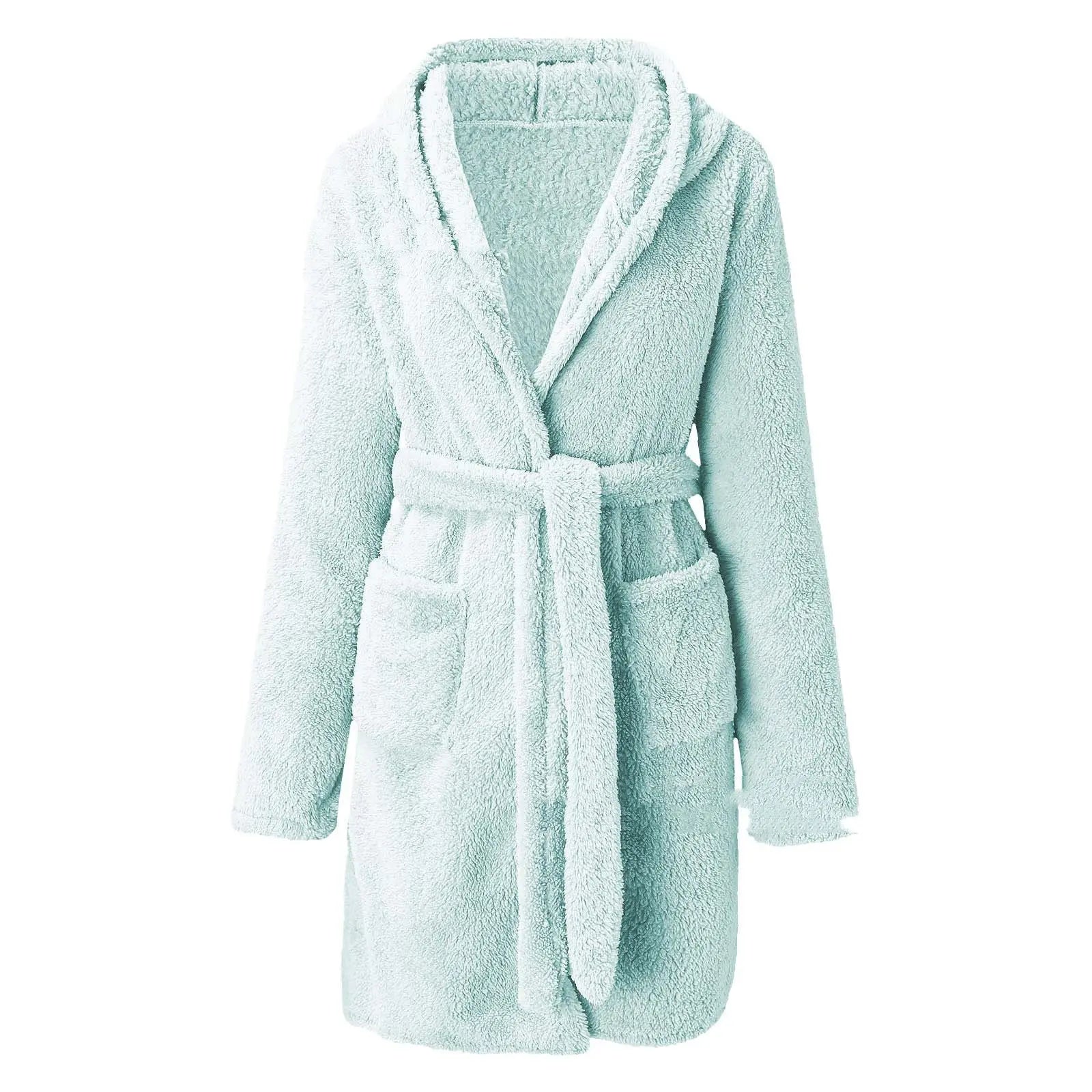 Coral Velvet Winter Nightgown For Women Funny Cute Duck Pajams Thickened Warm Sofa Sleepwear Lounger For Playing Mobile Phone Home Clothes hercurva