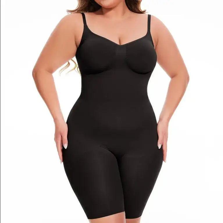 Dropship SEAMLESS Postpartum Abdomen Shapewear Sculpting Short Mid Thigh Slimming Body Shaper For Women Tummy Control Slimmer hercurva