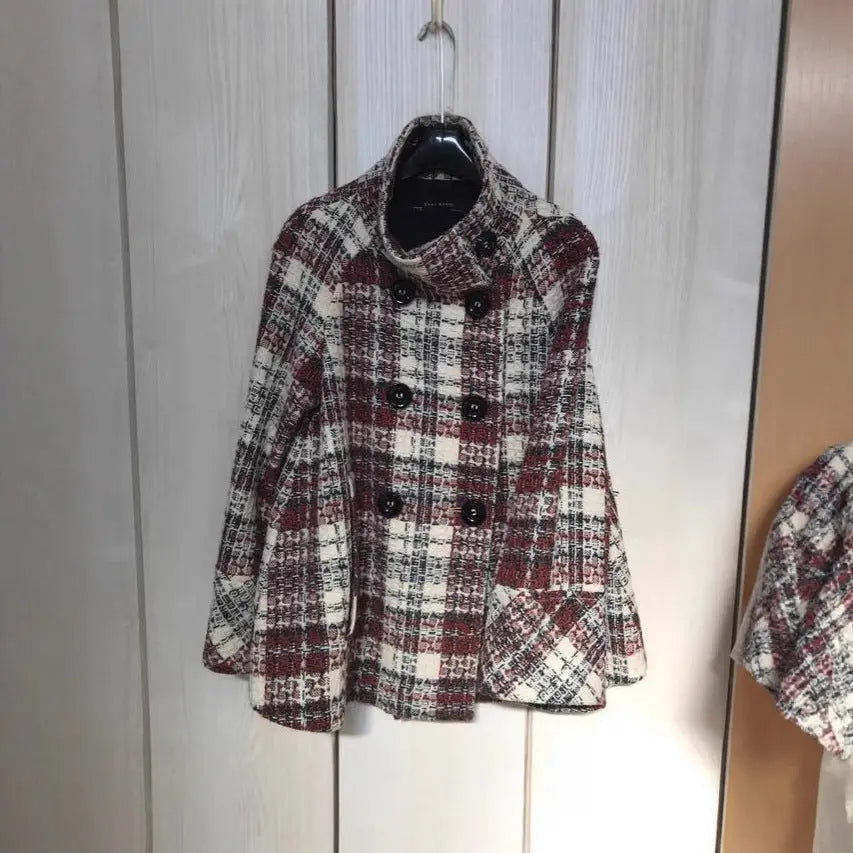 Women's Thickened Classic Style Plaid Coat hercurva