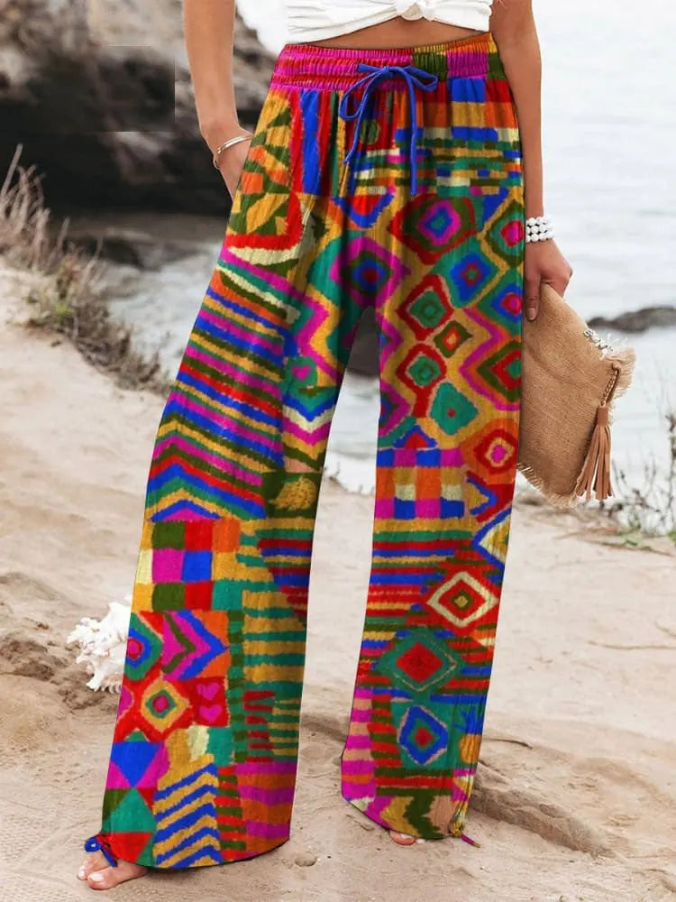 Casual Wide Leg Sports Trousers hercurva