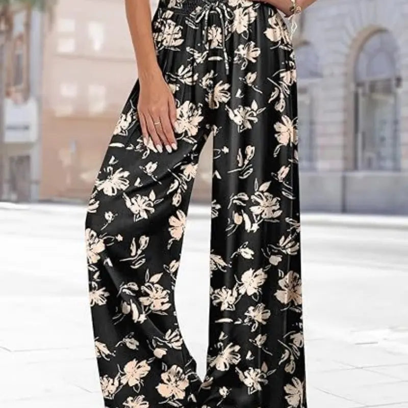 Women's Summer Bohemian Wide-leg Pants hercurva
