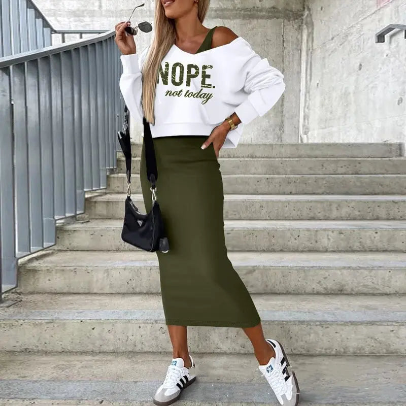 Vest Dress V-neck Hooded Hoodie Short Top Suit hercurva