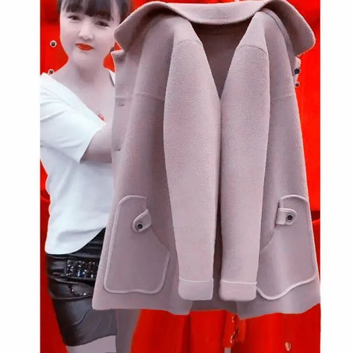 Woolen Coat Outerwear Women hercurva