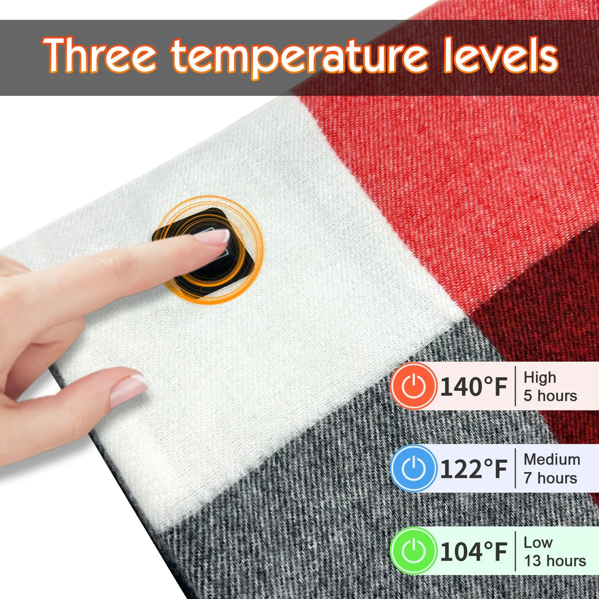 Thermal Multifunctional Electric Heating Scarf Women's Shawl Charging Heating hercurva