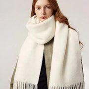 Women's Wool-like Autumn And Winter Solid Color Comfortable Scarf High Quality hercurva