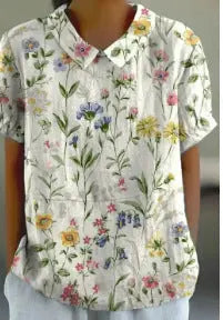 Shirt Women's Short Sleeve Creative Retro Short Sleeve T-shirt hercurva