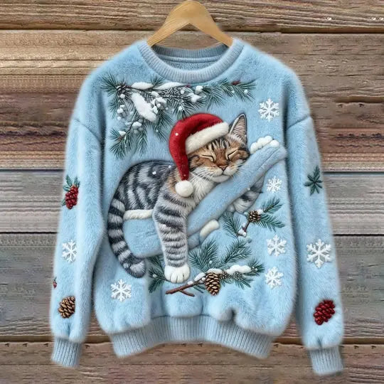 Women's 3D Digitally Printed Christmas Hoodie hercurva