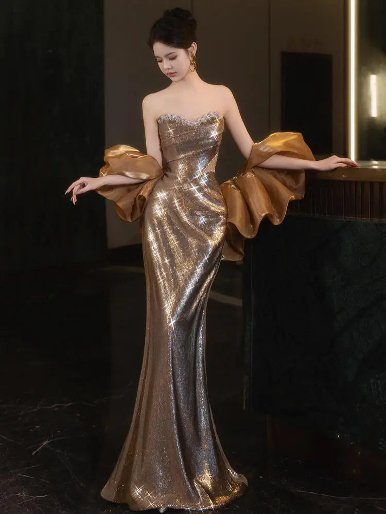 Niche Banquet Temperament Evening Dress hercurva