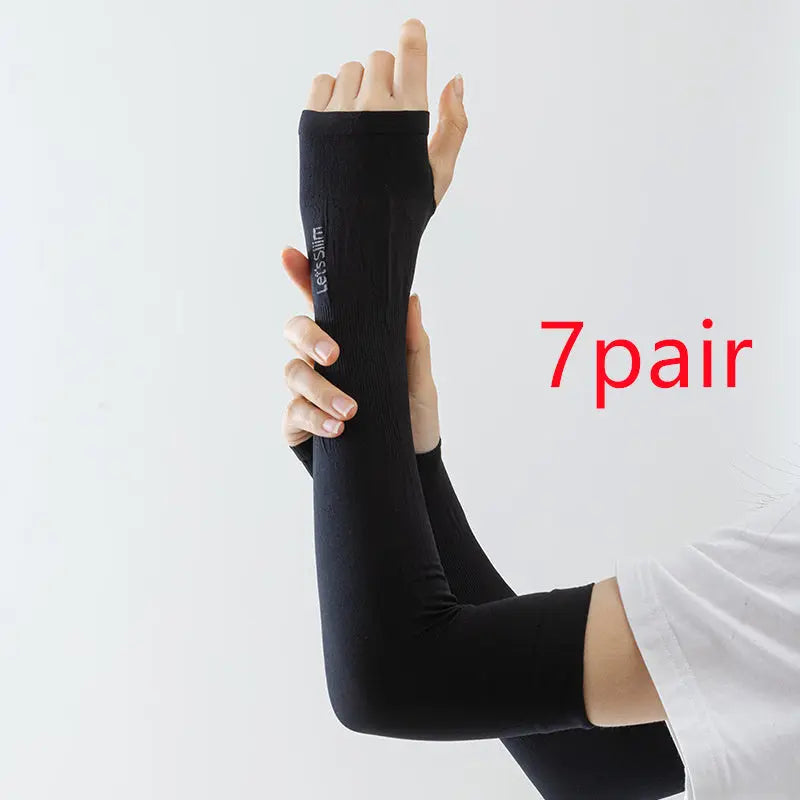 Summer Sun Protection Women's Men's Oversleeves Outdoor hercurva