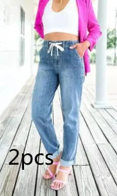 Women's Loose All-match Casual Straight-leg Jeans hercurva