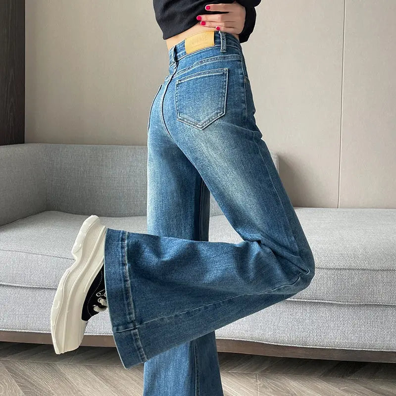 Women's Narrow Wide-leg Skinny Jeans hercurva