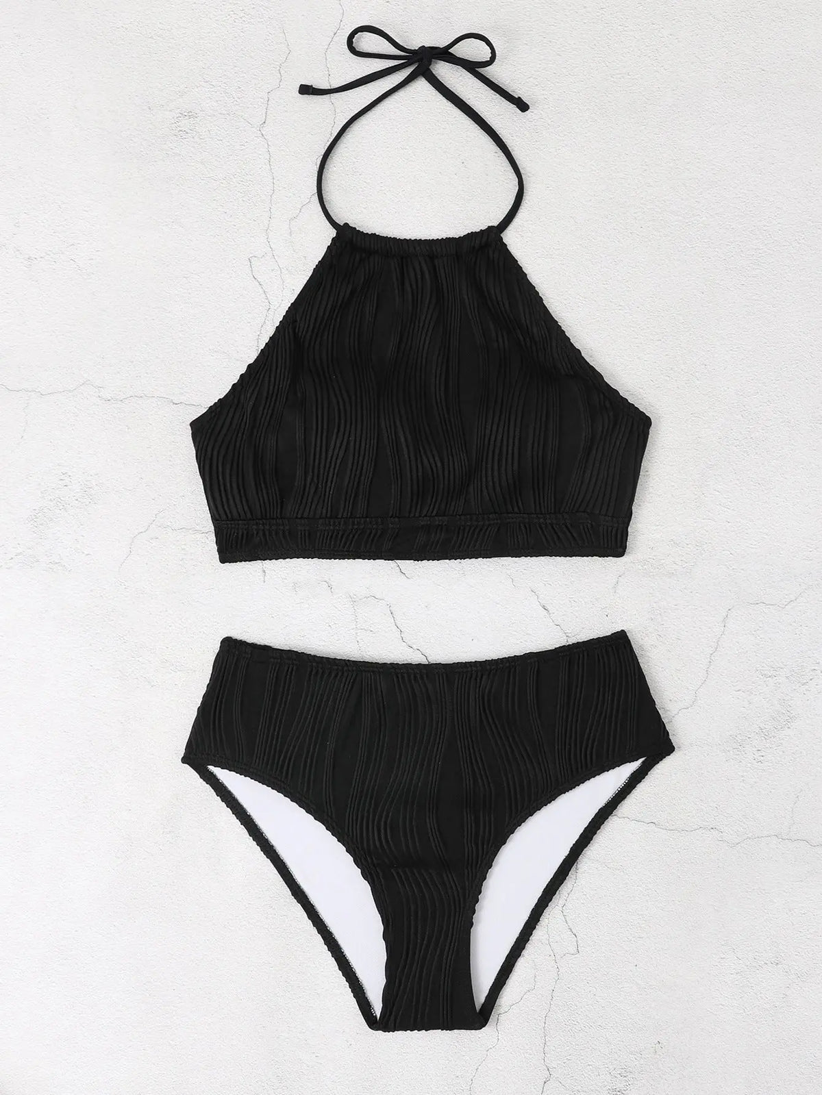 Fashion High Waist Apron Conservative Swimwear hercurva