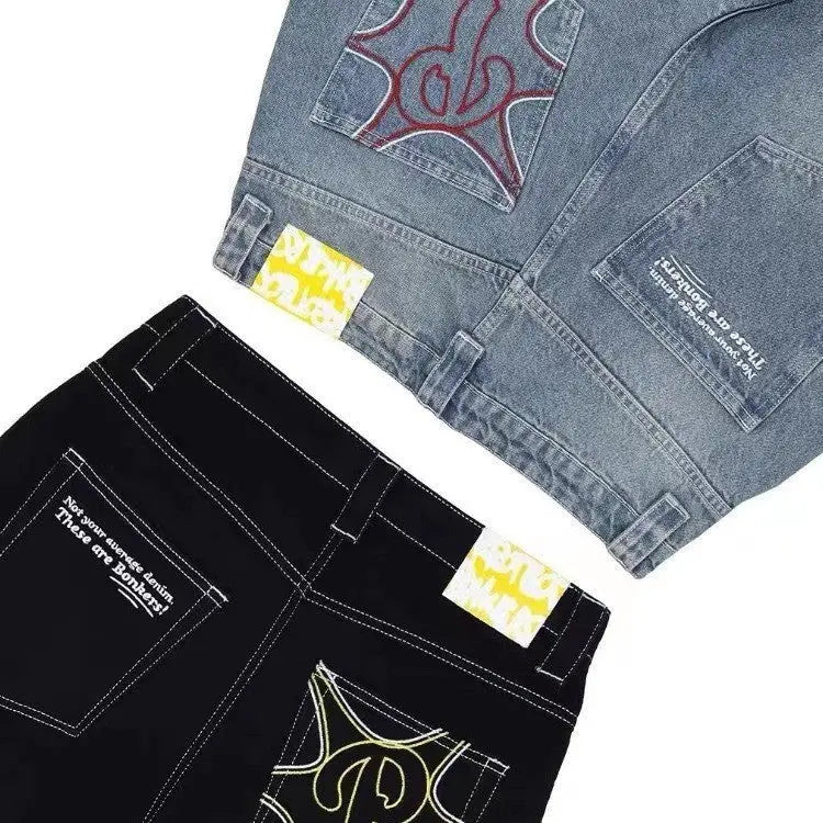 New Hip-hop Fashion Jeans For Men And Women hercurva