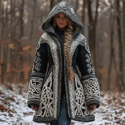 Women's Skin-friendly, Anti-pilling Knitted Cardigan With A Round Neckline, Loose Fit, And Long Length hercurva