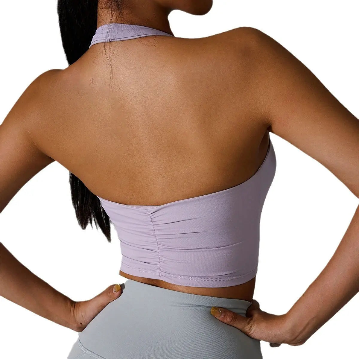 Halter Sports Push Up Bras Running Fitness hercurva