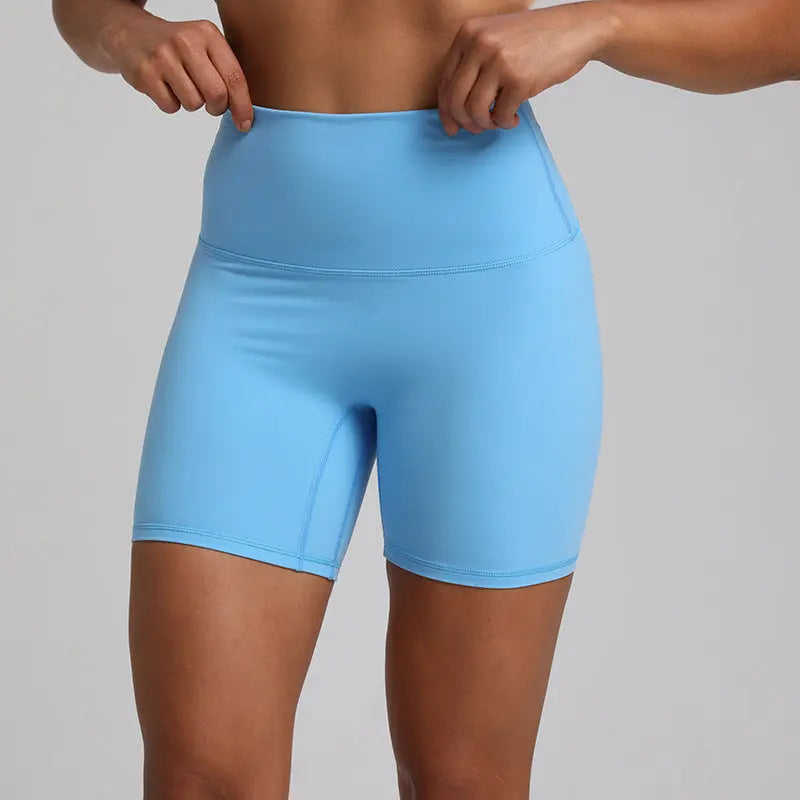 Nude Feel Yoga Quick-drying Breathable Slim Fit Sports Shorts hercurva