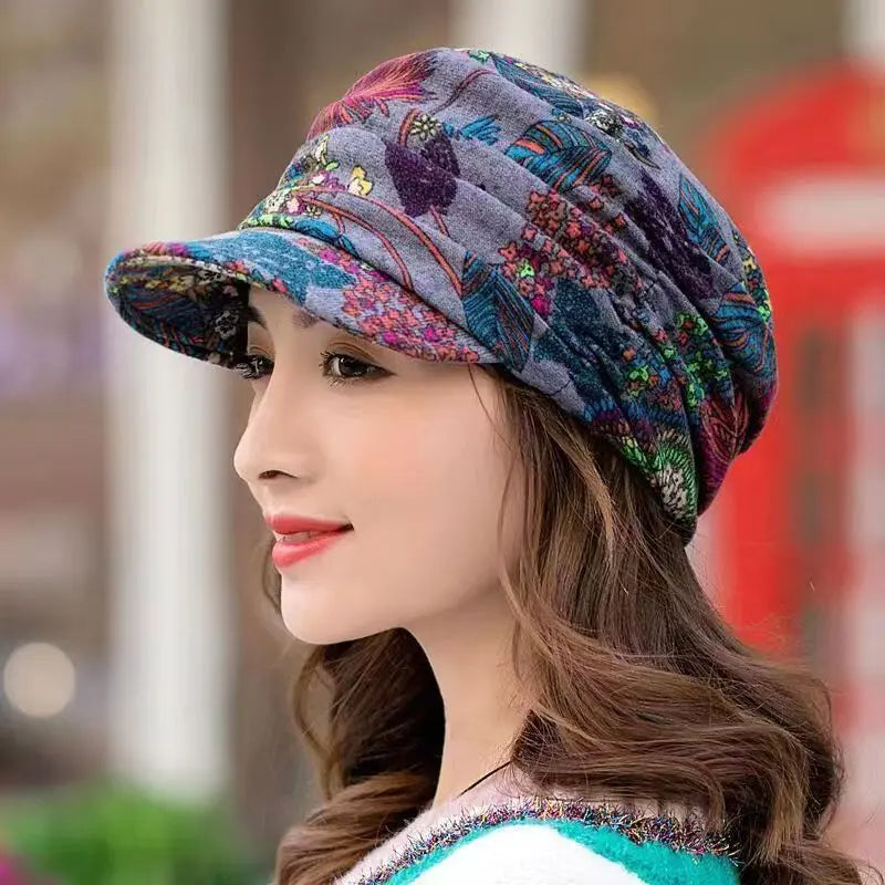 Female Korean Version Of A Hundred Soft Brim Hat Ethnic Wind hercurva