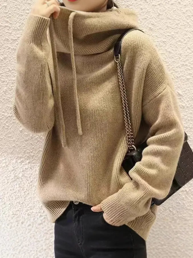 Women's Sweater Thicken Lazy Style All-match Long-sleeved Autumn Winter Warm Casual Sweater For Women hercurva
