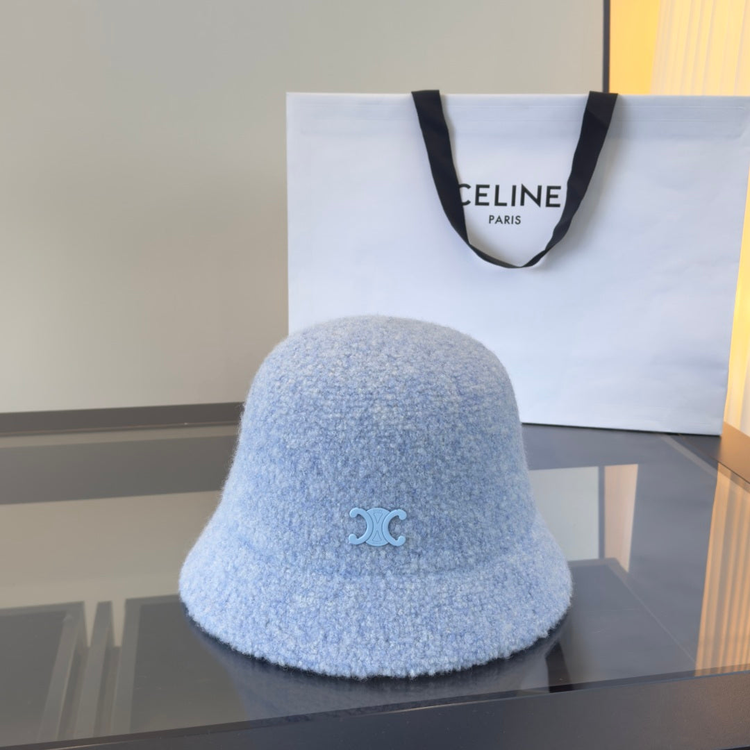 Celine Wool Bucket Hat 477544