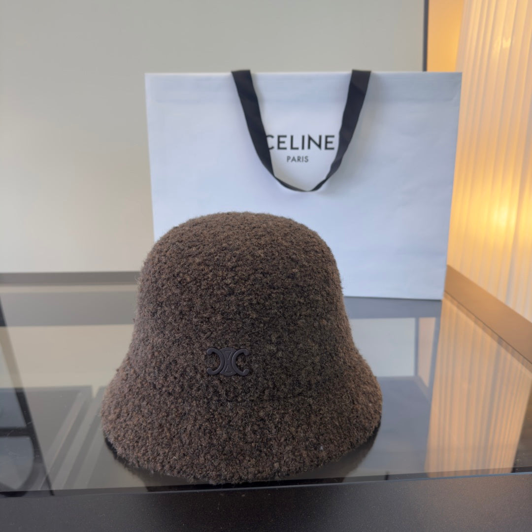 Celine Wool Bucket Hat 477544