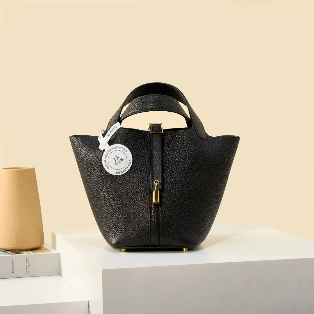 High-end Hermes 2026 Picotin Bag 18cm Taurillon Clemence Leather 1