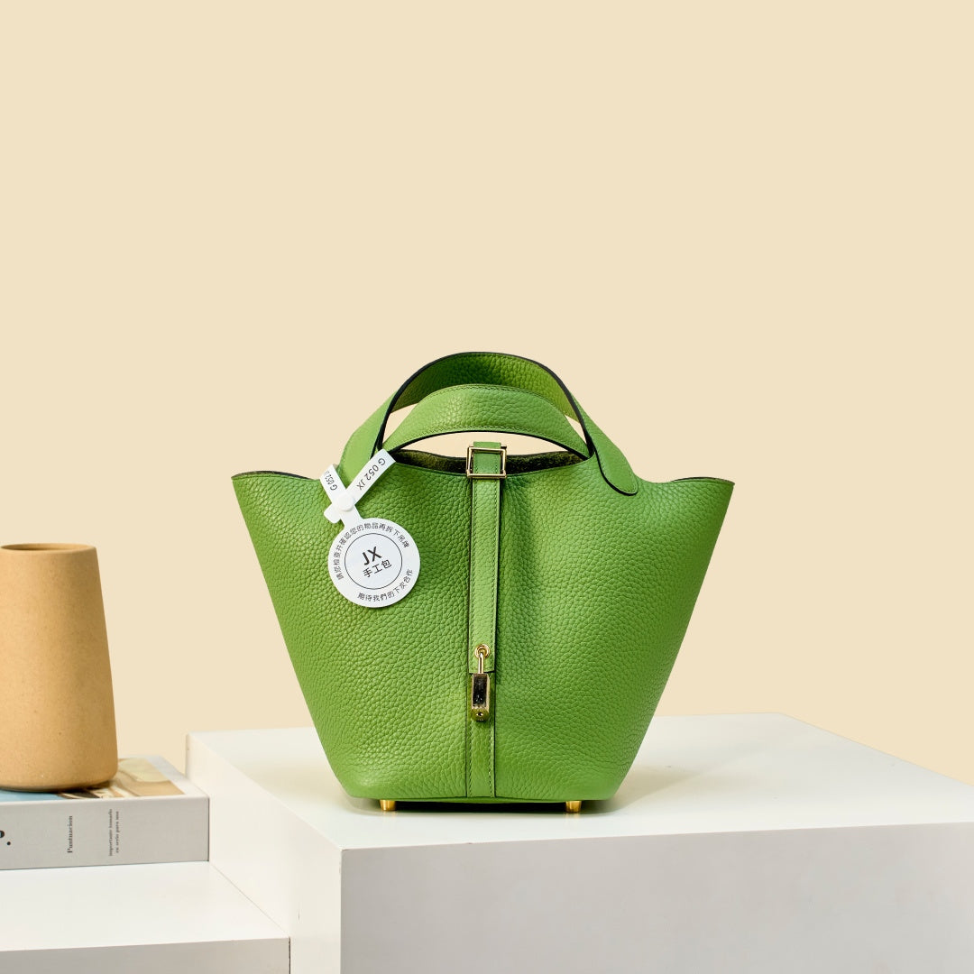 High-end Hermes 2026 Picotin Bag 18cm Taurillon Clemence Leather 1