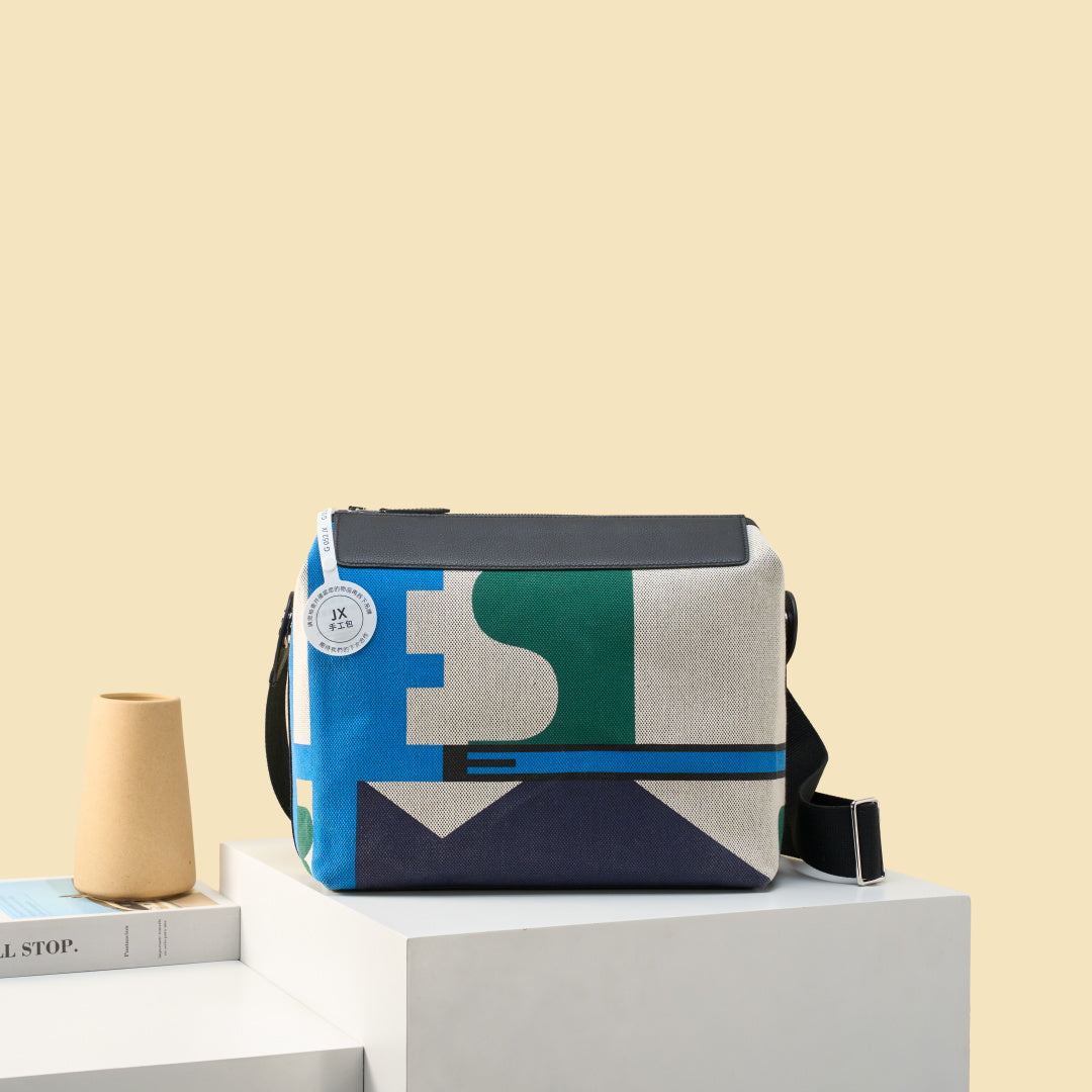High-end Hermes 2026 R.M.S 12H Bag 30cm Canvas/Togo Leather