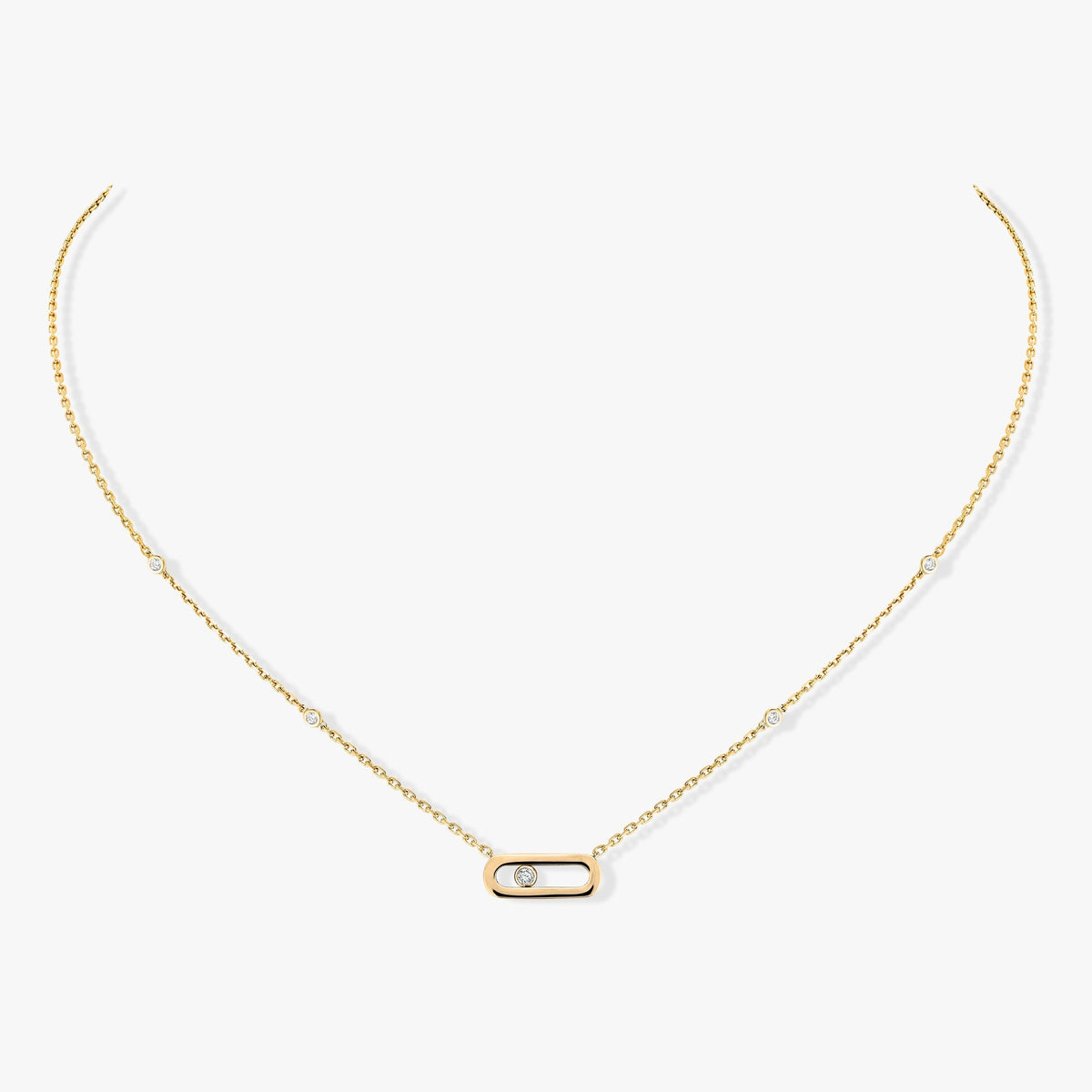 MOVE UNO DIAMOND NECKLACE