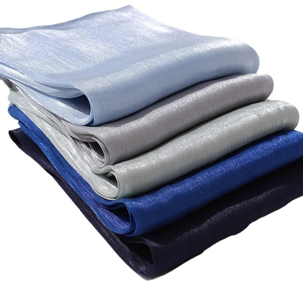 Breathable Cool Island Satin Smooth Silk Toe Scarf hercurva