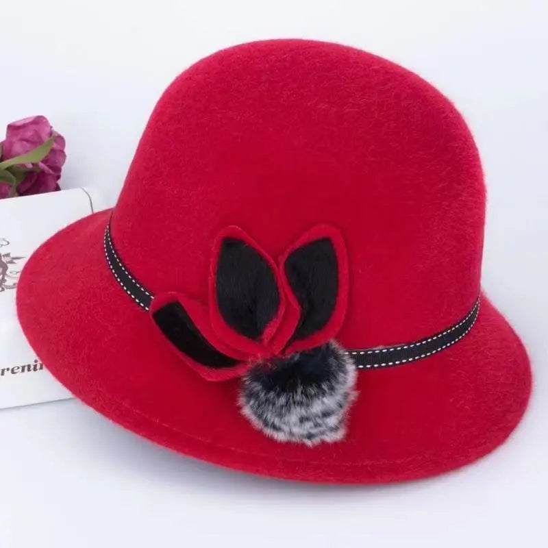 Flower Fashion Hat Temperament Fairy Style Fisherman's hercurva