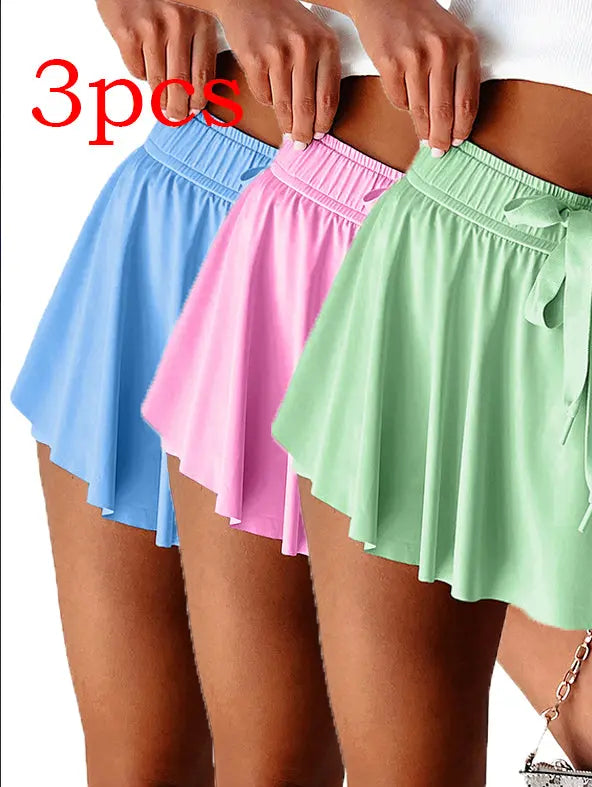 Minimal Versatile High Waist Pleating Lace-up Casual Shorts hercurva