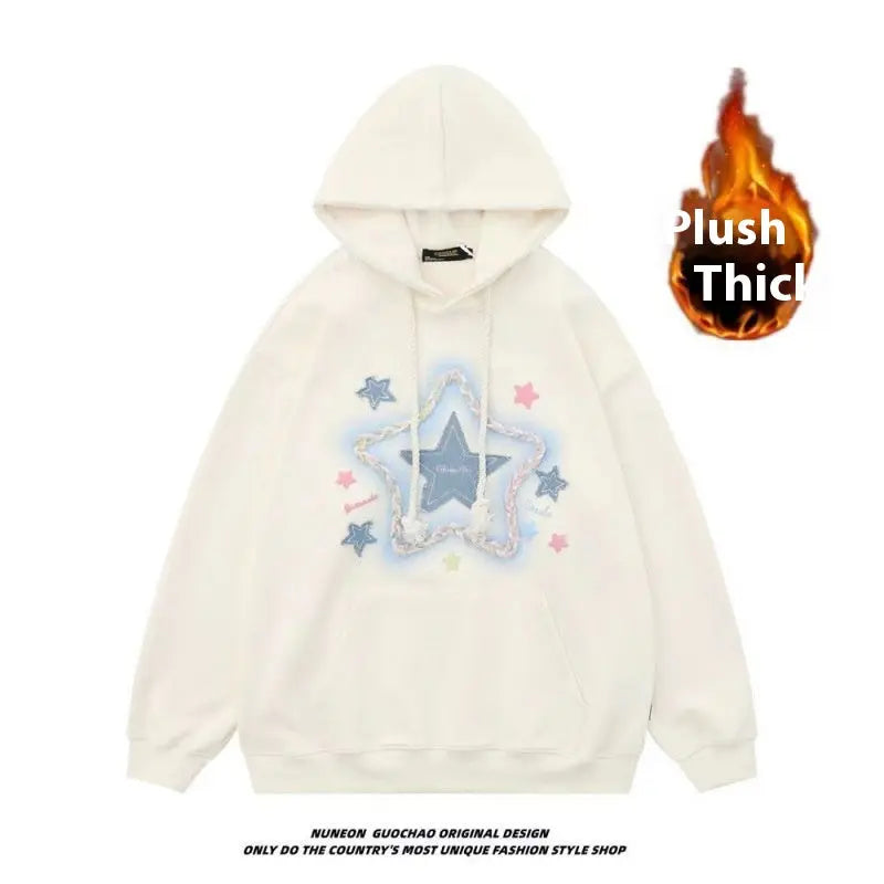 XINGX Embroidered Niche Design Hooded Sweater For Women hercurva
