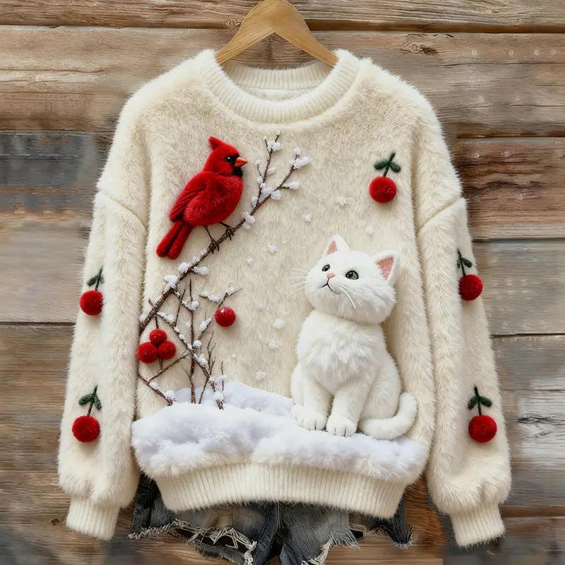 Women's 3D Digitally Printed Christmas Hoodie hercurva