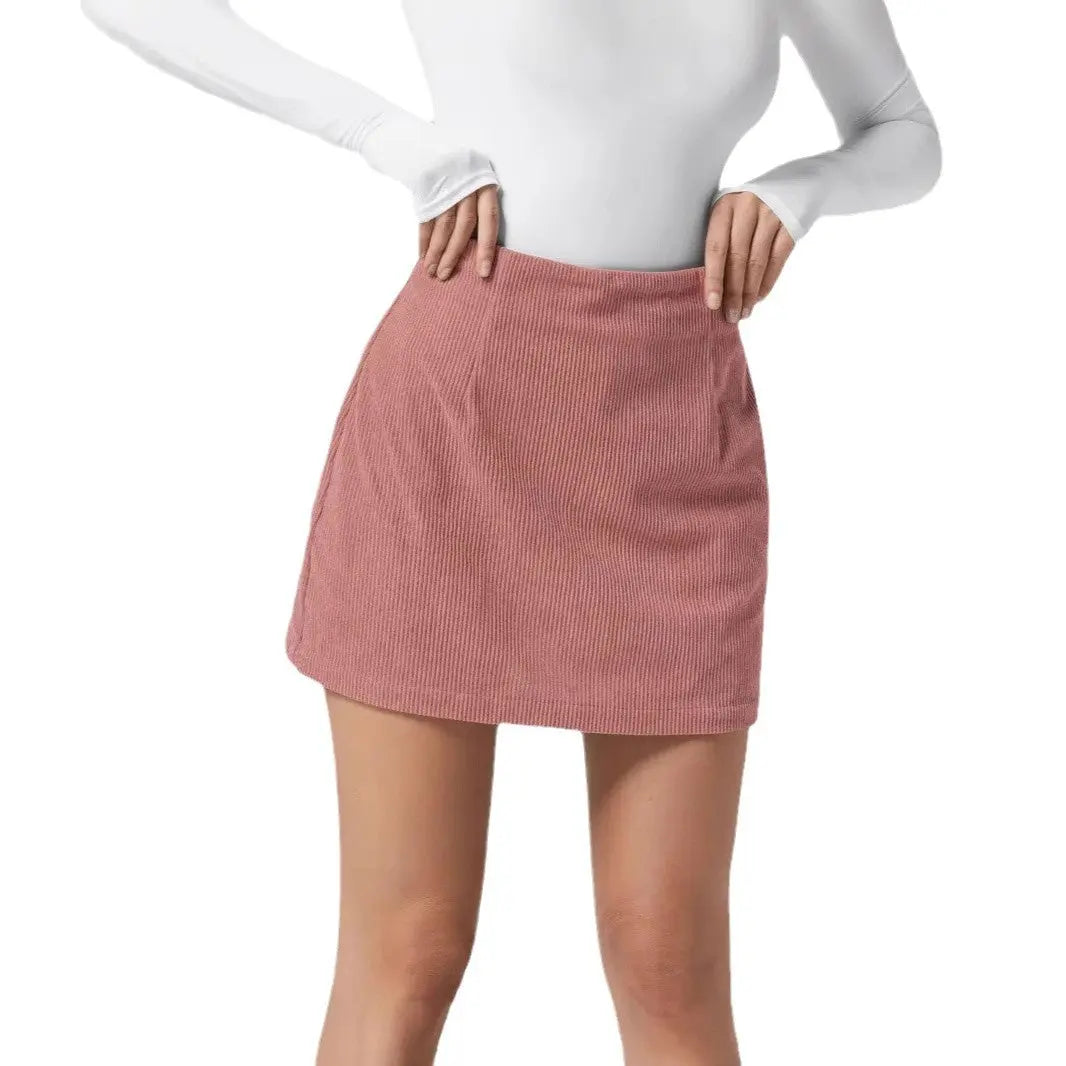 Women's European And American Corduroy A- Line Skirt hercurva