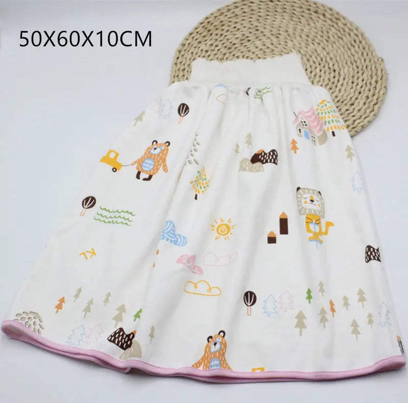 Cotton and bamboo fiber adult diaper skirt hercurva