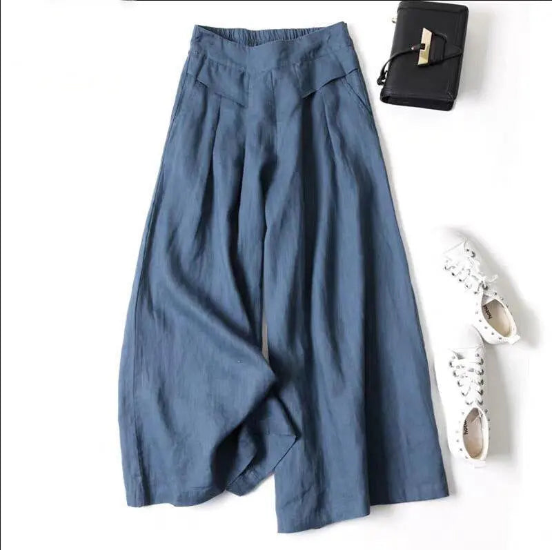 Women's High Waist Thin Slim Ninth Pants hercurva