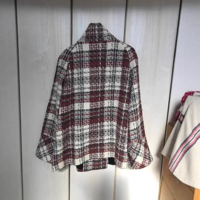 Women's Thickened Classic Style Plaid Coat hercurva